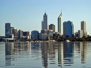 The Perth skyline